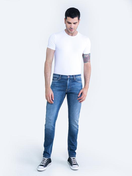 Pánske nohavice tapered jeans HARPER 408